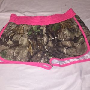 Army pink shorts